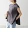 〈接触冷感/汗染み防止加工/洗濯機可能〉Aライン フレンチスリーブ TEE