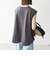 〈接触冷感/汗染み防止加工/洗濯機可能〉Aライン フレンチスリーブ TEE