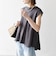 〈接触冷感/汗染み防止加工/洗濯機可能〉Aライン フレンチスリーブ TEE
