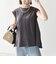 〈接触冷感/汗染み防止加工/洗濯機可能〉Aライン フレンチスリーブ TEE