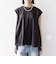 〈接触冷感/汗染み防止加工/洗濯機可能〉Aライン フレンチスリーブ TEE