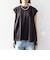 〈接触冷感/汗染み防止加工/洗濯機可能〉Aライン フレンチスリーブ TEE