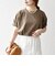 〈UVカット/接触冷感/吸水速乾/洗濯機可能〉USAコットン ツイスト TEE