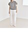 〈洗濯機可能〉ライト ポンチ コンパクト フレンチスリーブ TEE