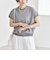 〈洗濯機可能〉ライト ポンチ コンパクト フレンチスリーブ TEE