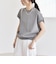 〈洗濯機可能〉ライト ポンチ コンパクト フレンチスリーブ TEE