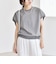 〈洗濯機可能〉ライト ポンチ コンパクト フレンチスリーブ TEE