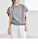 〈洗濯機可能〉ライト ポンチ コンパクト フレンチスリーブ TEE