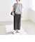 〈洗濯機可能〉ライト ポンチ コンパクト フレンチスリーブ TEE