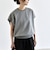 〈洗濯機可能〉ライト ポンチ コンパクト フレンチスリーブ TEE