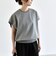 〈洗濯機可能〉ライト ポンチ コンパクト フレンチスリーブ TEE