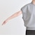〈洗濯機可能〉ライト ポンチ コンパクト フレンチスリーブ TEE