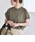 〈洗濯機可能〉ライト ポンチ コンパクト フレンチスリーブ TEE