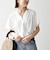 SHIPS any:〈UVカット/接触冷感/吸水速乾/洗濯機可能〉USAコットン フレア TEE