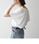 SHIPS any:〈UVカット/接触冷感/吸水速乾/洗濯機可能〉USAコットン フレア TEE