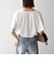 SHIPS any:〈UVカット/接触冷感/吸水速乾/洗濯機可能〉USAコットン フレア TEE