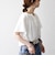 SHIPS any:〈UVカット/接触冷感/吸水速乾/洗濯機可能〉USAコットン フレア TEE