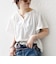 SHIPS any:〈UVカット/接触冷感/吸水速乾/洗濯機可能〉USAコットン フレア TEE
