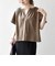 SHIPS any:〈UVカット/接触冷感/吸水速乾/洗濯機可能〉USAコットン フレア TEE