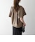 SHIPS any:〈UVカット/接触冷感/吸水速乾/洗濯機可能〉USAコットン フレア TEE