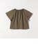 SHIPS any:〈UVカット/接触冷感/吸水速乾/洗濯機可能〉USAコットン フレア TEE
