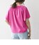 SHIPS any:〈UVカット/接触冷感/吸水速乾/洗濯機可能〉USAコットン フレア TEE