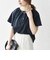 SHIPS any:〈UVカット/接触冷感/吸水速乾/洗濯機可能〉USAコットン フレア TEE