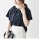SHIPS any:〈UVカット/接触冷感/吸水速乾/洗濯機可能〉USAコットン フレア TEE