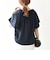 SHIPS any:〈UVカット/接触冷感/吸水速乾/洗濯機可能〉USAコットン フレア TEE