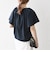 SHIPS any:〈UVカット/接触冷感/吸水速乾/洗濯機可能〉USAコットン フレア TEE