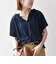 SHIPS any:〈UVカット/接触冷感/吸水速乾/洗濯機可能〉USAコットン フレア TEE
