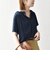 SHIPS any:〈UVカット/接触冷感/吸水速乾/洗濯機可能〉USAコットン フレア TEE
