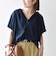 SHIPS any:〈UVカット/接触冷感/吸水速乾/洗濯機可能〉USAコットン フレア TEE