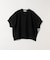 〈洗濯機可能〉ライト ポンチ ハーフスリーブ ドロスト ルーズ TEE