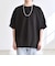 〈洗濯機可能〉ライト ポンチ ハーフスリーブ ドロスト ルーズ TEE