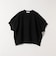 〈洗濯機可能〉ライト ポンチ ハーフスリーブ ドロスト ルーズ TEE