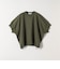 〈洗濯機可能〉ライト ポンチ ハーフスリーブ ドロスト ルーズ TEE