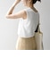 SHIPS any:〈洗濯機可能〉ワッフル ヘンリーネック 2WAY ノースリーブ TEE
