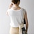 SHIPS any:〈洗濯機可能〉ワッフル ヘンリーネック 2WAY ノースリーブ TEE