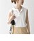SHIPS any:〈洗濯機可能〉ワッフル ヘンリーネック 2WAY ノースリーブ TEE