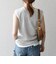 SHIPS any:〈洗濯機可能〉ワッフル ヘンリーネック 2WAY ノースリーブ TEE