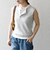 SHIPS any:〈洗濯機可能〉ワッフル ヘンリーネック 2WAY ノースリーブ TEE