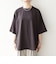 〈接触冷感/汗染み防止加工/洗濯機可能〉ラウンドヘム クルー ビッグ TEE