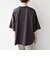〈接触冷感/汗染み防止加工/洗濯機可能〉ラウンドヘム クルー ビッグ TEE