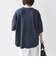 〈接触冷感/汗染み防止加工/洗濯機可能〉ラウンドヘム クルー ビッグ TEE