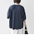 〈接触冷感/汗染み防止加工/洗濯機可能〉ラウンドヘム クルー ビッグ TEE