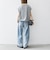 〈接触冷感/汗染み防止加工/洗濯機可能〉ドロスト フレンチスリーブ TEE