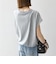 〈接触冷感/汗染み防止加工/洗濯機可能〉ドロスト フレンチスリーブ TEE