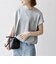 〈接触冷感/汗染み防止加工/洗濯機可能〉ドロスト フレンチスリーブ TEE