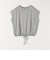 〈接触冷感/汗染み防止加工/洗濯機可能〉ドロスト フレンチスリーブ TEE